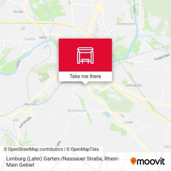 Карта Limburg (Lahn) Garten- / Nassauer Straße