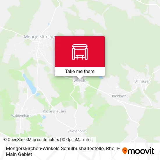 Карта Mengerskirchen-Winkels Schulbushaltestelle