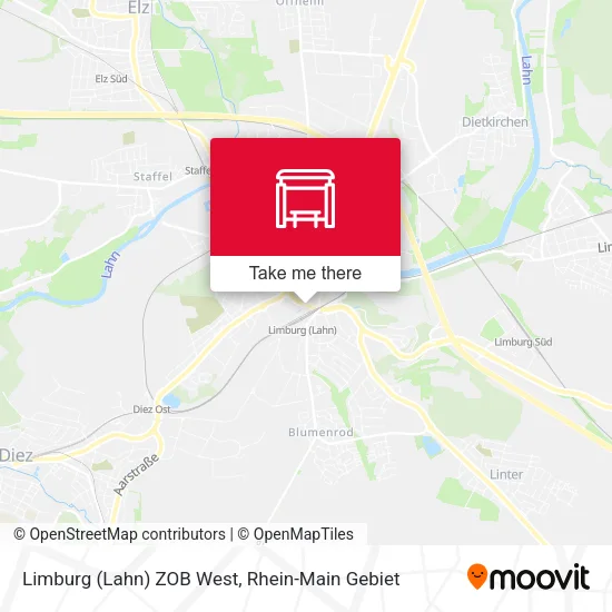 Карта Limburg (Lahn) ZOB West