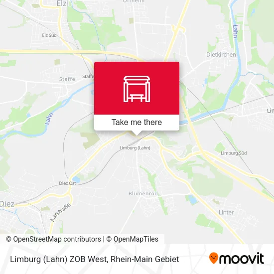 Карта Limburg (Lahn) ZOB West