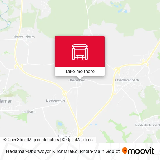 Карта Hadamar-Oberweyer Kirchstraße