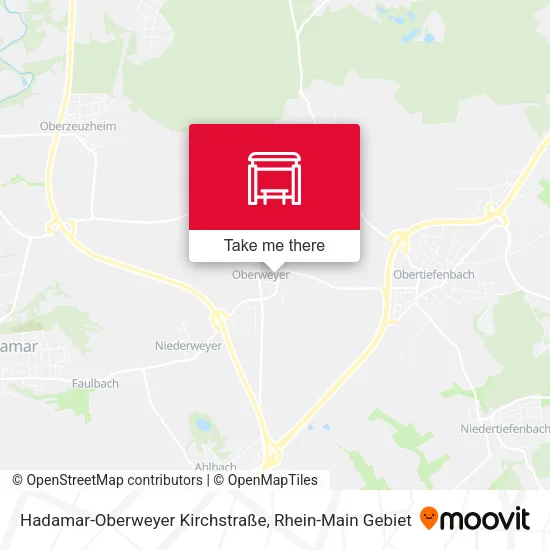 Карта Hadamar-Oberweyer Kirchstraße