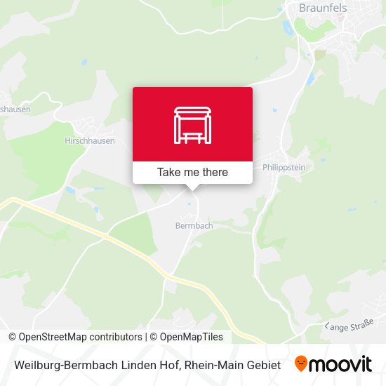 Weilburg-Bermbach Linden Hof map