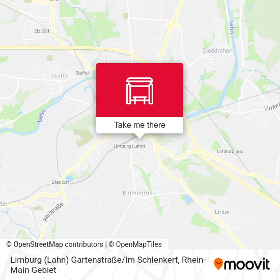 Карта Limburg (Lahn) Gartenstraße / Im Schlenkert