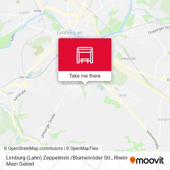 Карта Limburg (Lahn) Zeppelinstr. / Blumenröder Str.