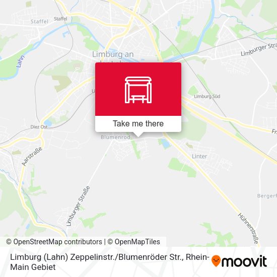 Карта Limburg (Lahn) Zeppelinstr. / Blumenröder Str.