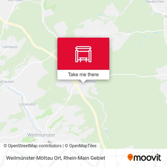 Weilmünster-Möttau Ort map