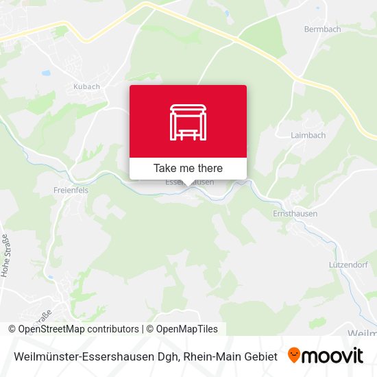 Weilmünster-Essershausen Dgh map