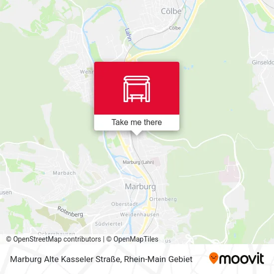 Карта Marburg Alte Kasseler Straße
