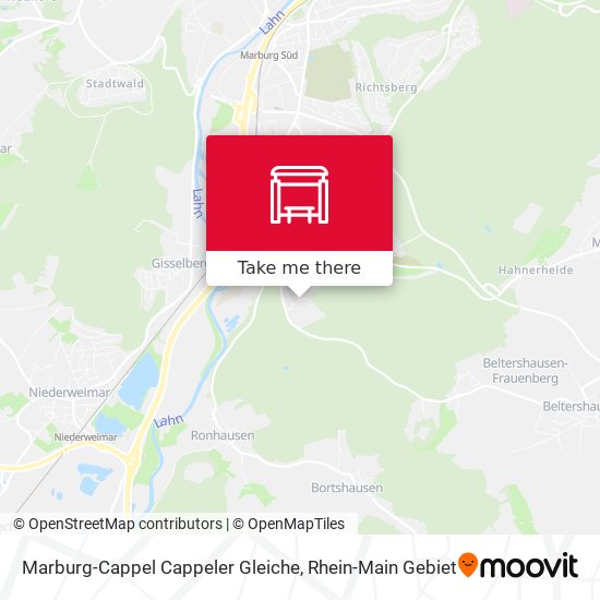 Marburg-Cappel Cappeler Gleiche map