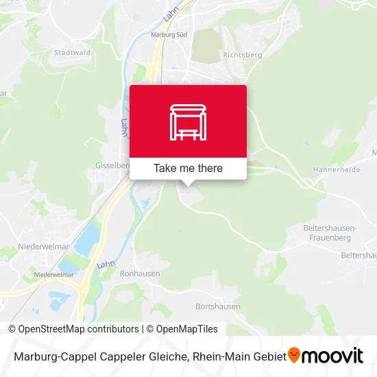 Карта Marburg-Cappel Cappeler Gleiche