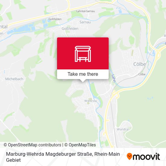 Marburg-Wehrda Magdeburger Straße map