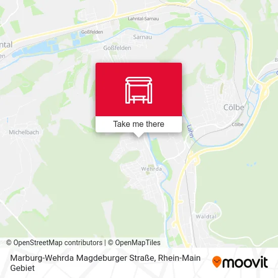 Карта Marburg-Wehrda Magdeburger Straße