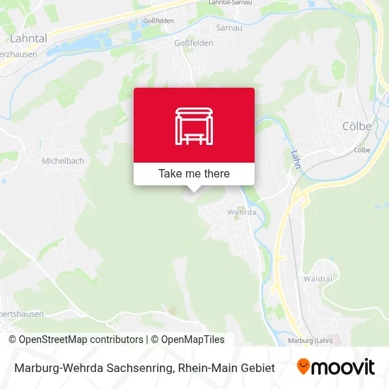 Marburg-Wehrda Sachsenring map