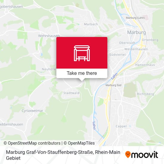 Marburg Graf-Von-Stauffenberg-Straße map