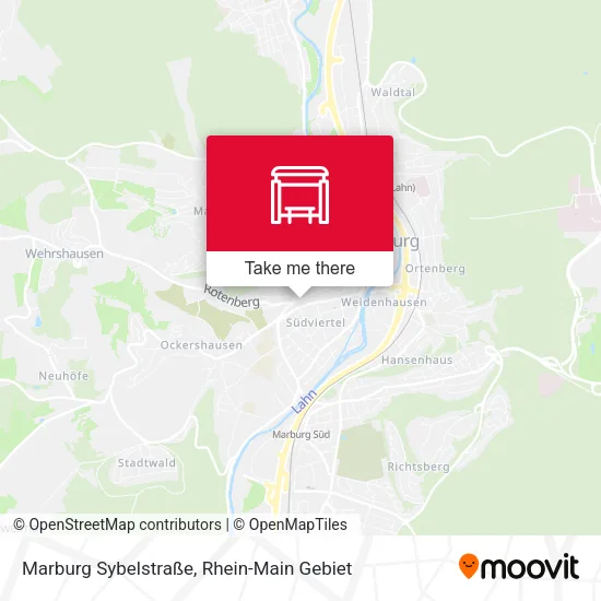 Карта Marburg Sybelstraße