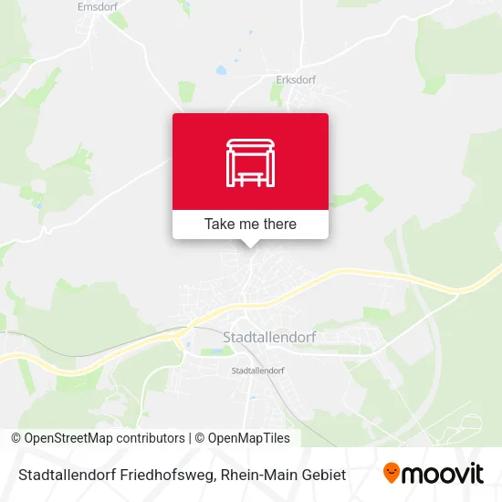 Карта Stadtallendorf Friedhofsweg