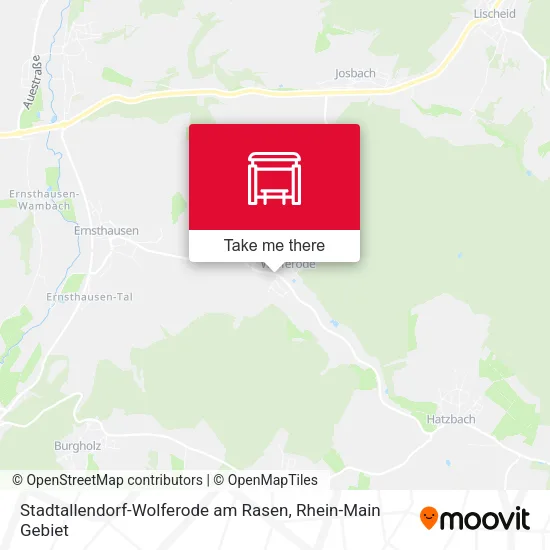 Карта Stadtallendorf-Wolferode am Rasen