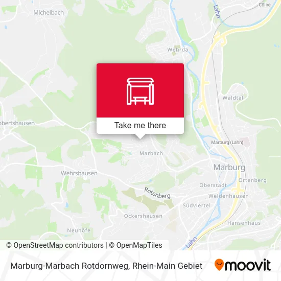 Карта Marburg-Marbach Rotdornweg