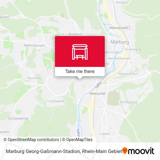 Marburg Georg-Gaßmann-Stadion map