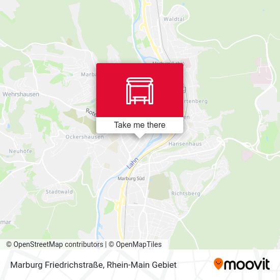 Marburg Friedrichstraße map