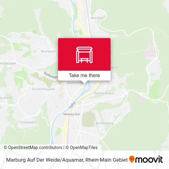 Карта Marburg Auf Der Weide/Aquamar