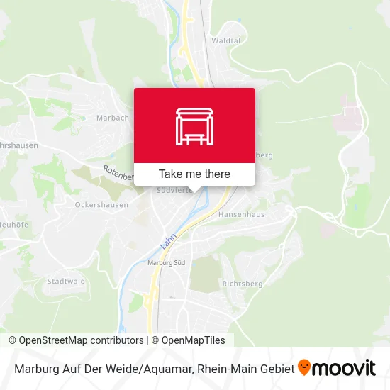 Карта Marburg Auf Der Weide/Aquamar