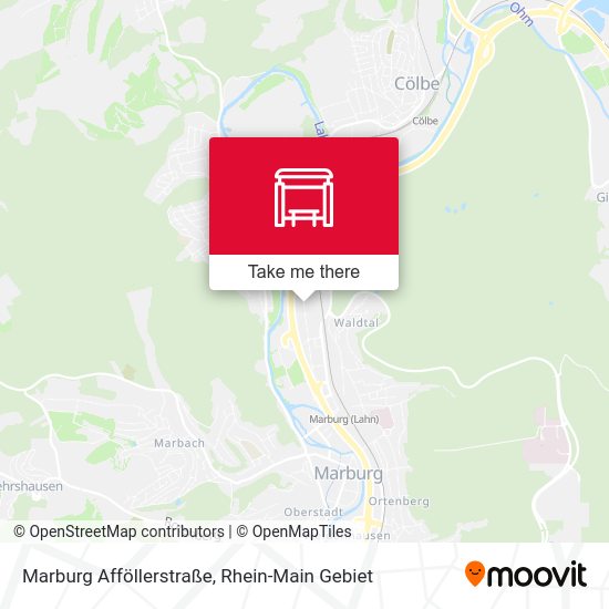 Marburg Afföllerstraße map