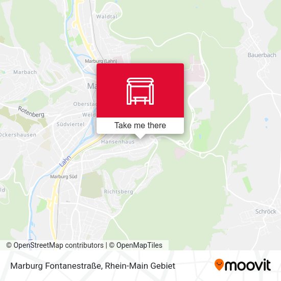 Marburg Fontanestraße map