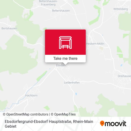 Ebsdorfergrund-Ebsdorf Hauptstraße map
