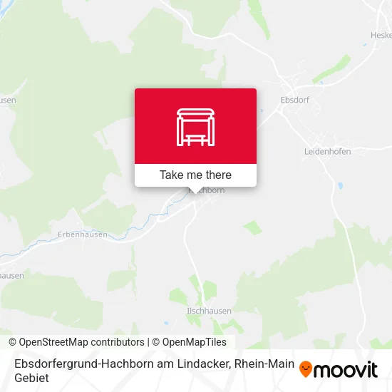 Ebsdorfergrund-Hachborn am Lindacker map