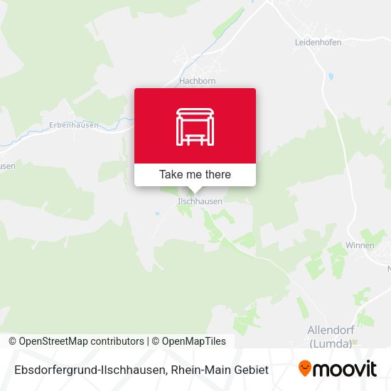 Карта Ebsdorfergrund-Ilschhausen