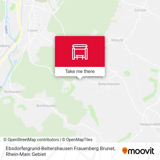 Ebsdorfergrund-Beltershausen Frauenberg Brunet map