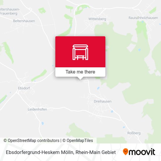 Ebsdorfergrund-Heskem Mölln map