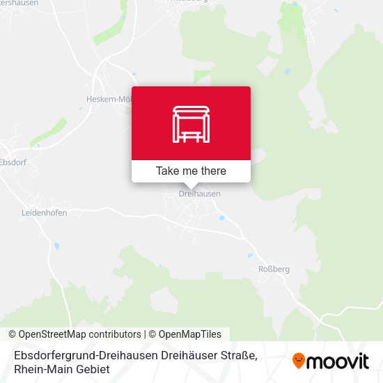 Ebsdorfergrund-Dreihausen Dreihäuser Straße map