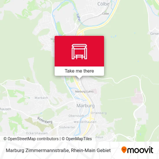 Карта Marburg Zimmermannstraße