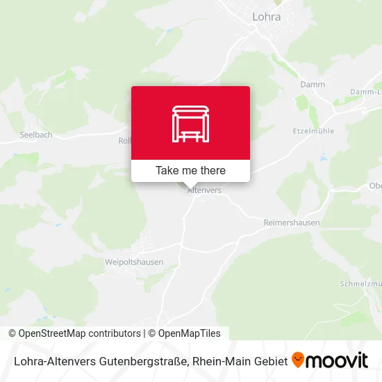 Карта Lohra-Altenvers Gutenbergstraße