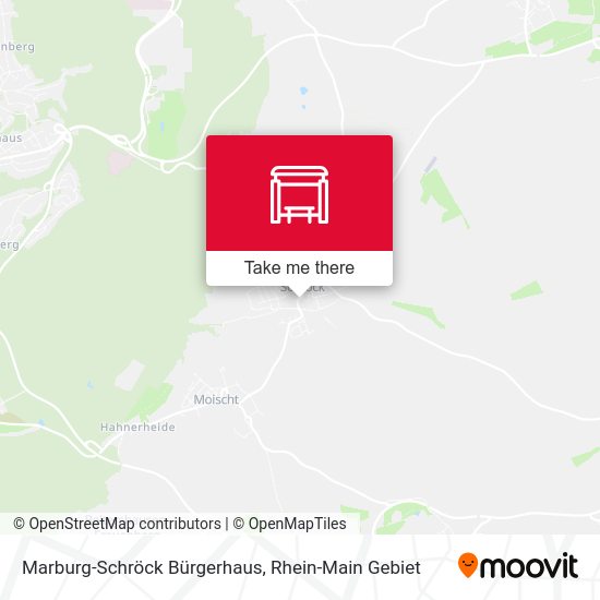 Marburg-Schröck Bürgerhaus map