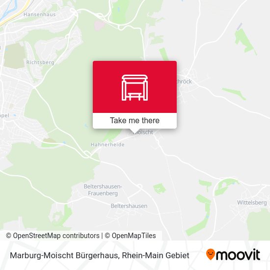 Marburg-Moischt Bürgerhaus map