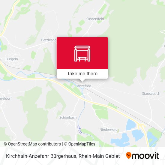 Kirchhain-Anzefahr Bürgerhaus map