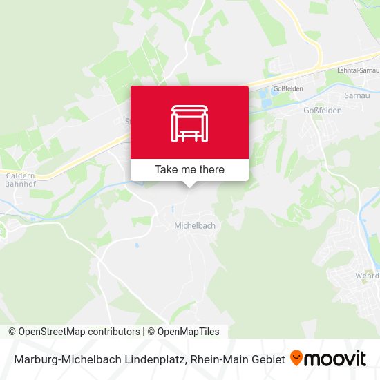 Marburg-Michelbach Lindenplatz map