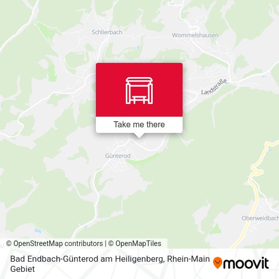 Карта Bad Endbach-Günterod am Heiligenberg
