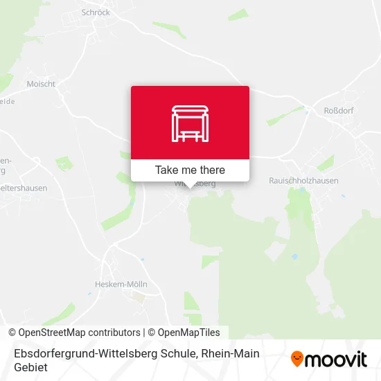 Карта Ebsdorfergrund-Wittelsberg Schule