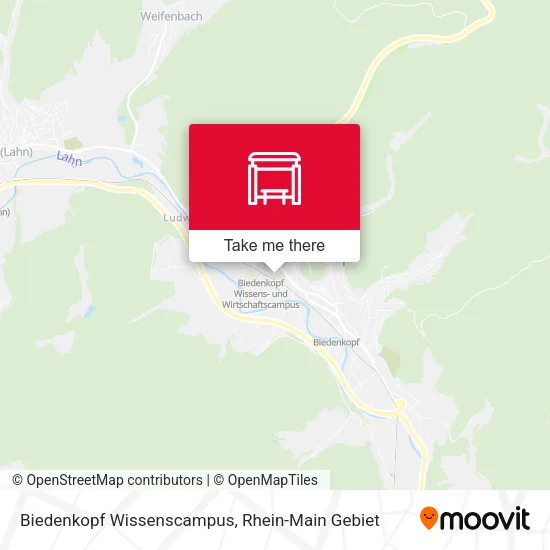 Карта Biedenkopf Wissenscampus