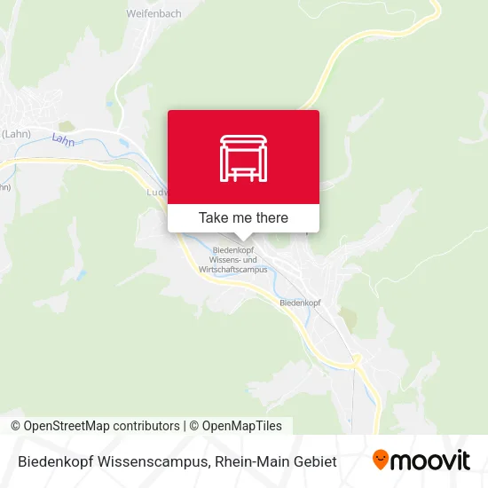 Карта Biedenkopf Wissenscampus