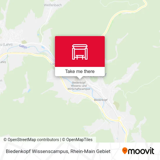 Карта Biedenkopf Wissenscampus