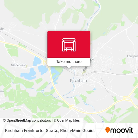 Карта Kirchhain Frankfurter Straße