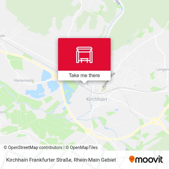 Kirchhain Frankfurter Straße map