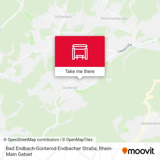 Карта Bad Endbach-Günterod Endbacher Straße