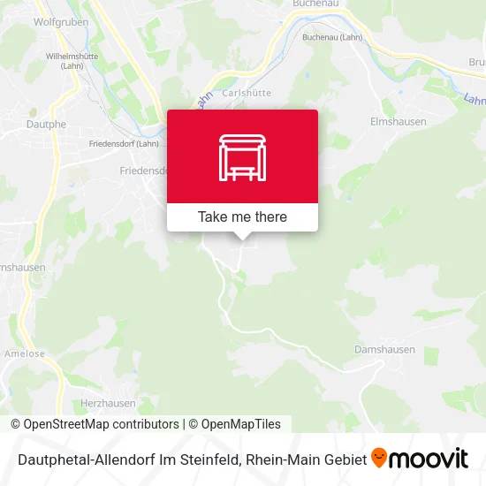 Карта Dautphetal-Allendorf Im Steinfeld